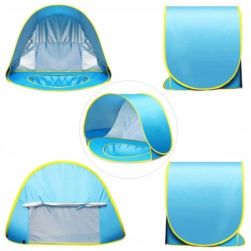 NAMIOT PLAŻOWY Z BASENEM PARAWAN SAMOROZKŁADAJĄCY DO OGRODU NA PLAŻĘ na Arena.pl