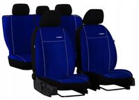 Pokrowce uniwersalne Comfort alkantara niebieskie