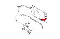 Przewód chłodnicy CHEVROLET ZAFIRA 2003 2004 2005 2006 2007 2008 2009 2010