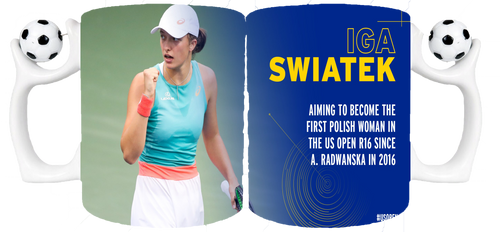 Kubek z uchwytem dla Fana Iga Świątek na Arena.pl