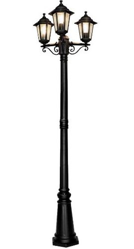 LAMPA Oświetlenie LATARNIA 195cm czarna 3x60W DEWA na Arena.pl