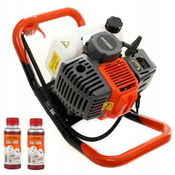 ŚWIDER SPALINOWY WIERTNICA GLEBOWA DO ZIEMI GLEBY SAM SILNIK 6KM + OLEJ zdjęcie 1