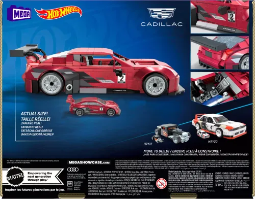 MEGA HW Cadillac ATS-VR Kolekcjonerski pojazd Zestaw klocków na Arena.pl