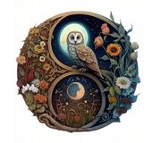 PUZZLE DREWNIANE 3D dla dorosłych dzieci Układanka SOWA Prezent NOC 85el
