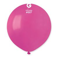 Balon pastelowy różowy ciemny fuksja 48 cm