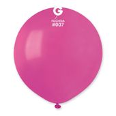 Balon pastelowy różowy ciemny fuksja 48 cm