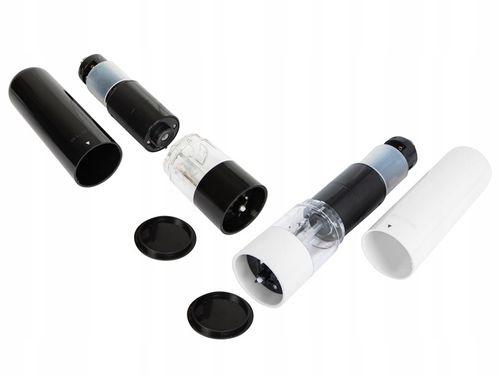 ELEKTRYCZNY MŁYNEK DO SOLI I PIEPRZU PRZYPRAW REGULACJA MIELENIA ZESTAW 2x na Arena.pl