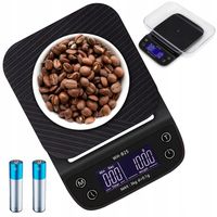 WAGA KUCHENNA PRECYZYJNA 3KG/0,1G LICZNIK MINUTNIK STOPER DO PARZENIA KAWY