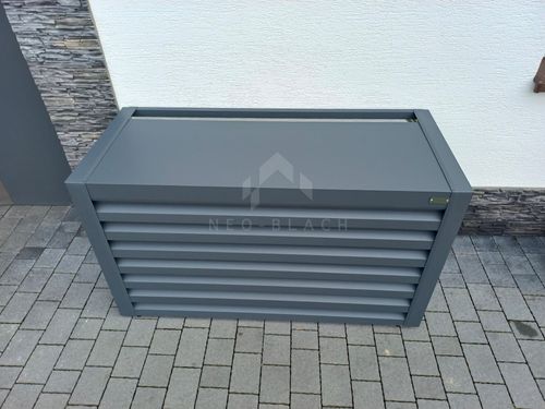 Osłona klimatyzatora pompy ciepła 110x40x90 cm zabudowany front NB242 na Arena.pl