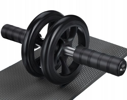 KÓŁKO DO ĆWICZEŃ MIĘŚNI BRZUCHA ABS ROLLER AB WHEEL MOCNE ANTYPOŚLIZGOWE na Arena.pl