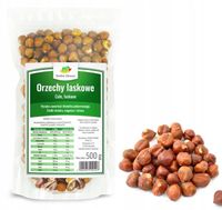 ORZECHY LASKOWE łuskane Magnez Potas 500g ŚWIEŻE