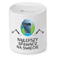 Skarbonka Prezent Dla Spawacza Najlepszy Spawacz Z Nadrukiem Ze Zdjęciem