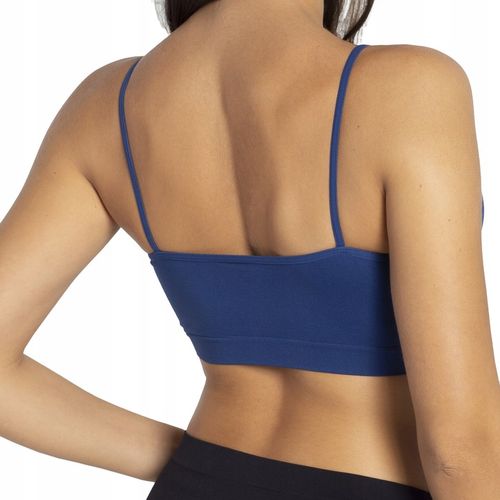 Sport Basic Top Gatta na cienkich ramiączkach denim blue granatowy L na Arena.pl