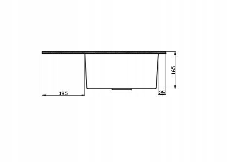 Zlewozmywak jednokomorowy z ociekaczem ADAL grafit z lewym ociekaczem + bateria flex LAVO zdjęcie 4