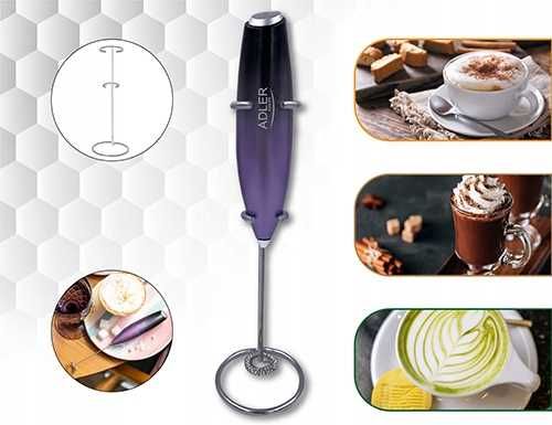 Spieniacz Do Mleka Z Mieszadłem I Stojakiem ADLER AD 4499 na Arena.pl