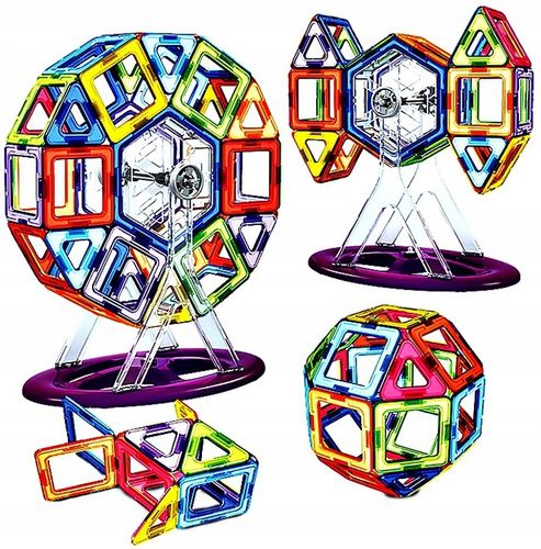 Klocki Magnetyczne Bardzo Duże Elementy – Buduj, Twórz I Odkrywaj Świat na Arena.pl