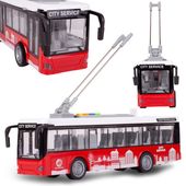 AUTOBUS TROLEJBUS ELEKTRYCZNY MIEJSKI ŚWIATŁA DŹWIĘKI OTWIERANE DRZWI