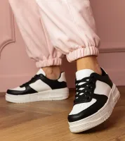 Czarne sneakersy sportowe na platfotmie Luneta 39