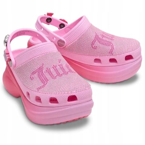 Damskie Buty Chodaki Platforma Koturn Crocs Juicy Couture Bae Clog 39-40 na Arena.pl