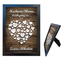 PODZIĘKOWANIE DLA MAMY prezent na Dzień Matki Święta 18-99 urodziny ramka