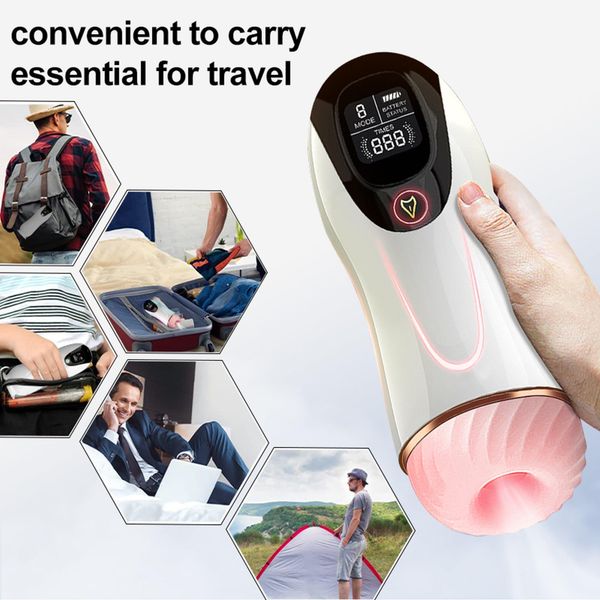 Masturbator-Vibration 8 Vibration modes + Interactive function zdjęcie 7