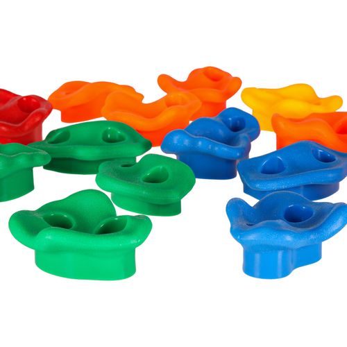 Uchwyty Kamienie Wspinaczkowe do Wspinaczki dla Dzieci Kolorowe 20 szt. na Arena.pl