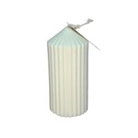 Świeca Dekoracyjna Biała Sojowa Naturalna Ozdobna Prezent Cylindryczna