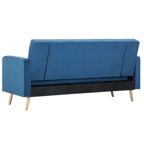 Sofa materiałowa niebieska VidaXL na Arena.pl
