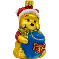 Bombka choinkowa szklana: Miś Kubuś Puchatek: mały