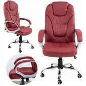 Fotel obrotowy Artnico czerwony