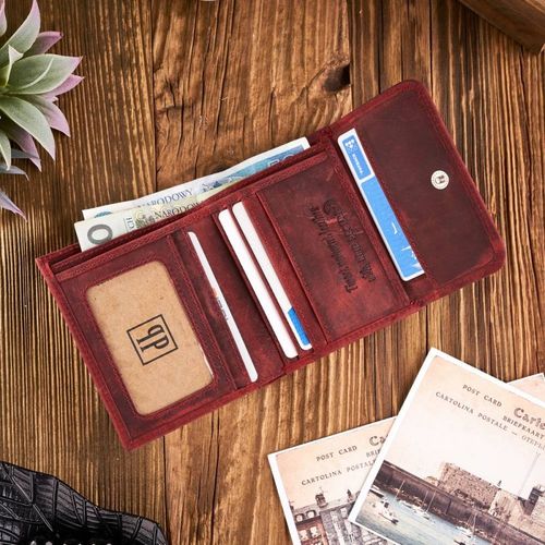 damska portmonetka czerwona portfel paolo peruzzi t-11-rd na Arena.pl