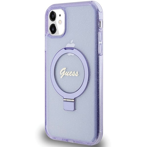 Etui Guess do iPhone 11, iPhone XR, Fioletowy, MagSafe zdjęcie 2