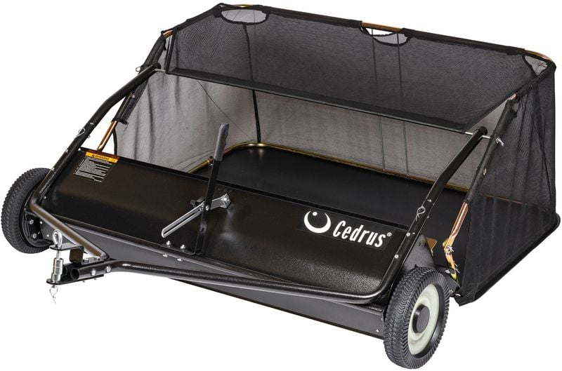 CEDRUS SP31109 ZBIERACZ ZAMIATARKA DO TRAWY LIŚCI KOSZ DO TRAKTORKA 122cm - zdjęcie 1