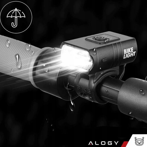 Mocna Lampka ROWEROWA Światło LED przód 800lm latarka 1200mAh na ROWER na Arena.pl