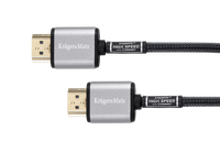 KM0329 Kabel HDMI - HDMI wtyk-wtyk (A-A) 1.8m Kru
