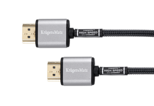 KM0329 Kabel HDMI - HDMI wtyk-wtyk (A-A) 1.8m Kru na Arena.pl