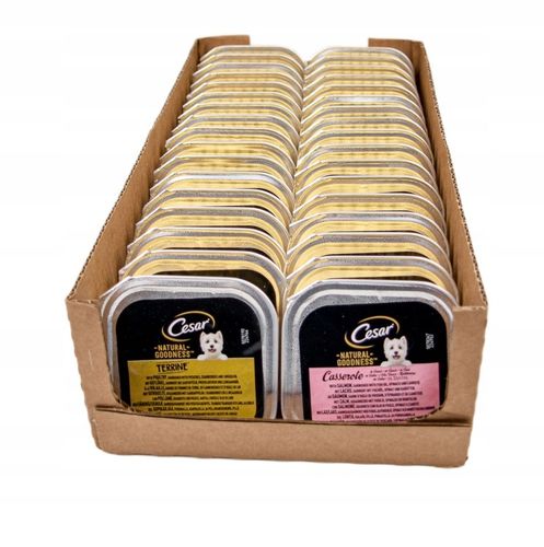 Karma Mokra dla Psa Cesar Natural Goodness mix smaków 34 szt x 100g na Arena.pl