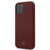 Etui Mercedes Silicone Line na iPhone 12 / iPhone 12 Pro - czerwone