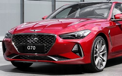 Hyundai Genesis G70 -Chromowane Listwy Grill Chrom Atrapy Zderzaka Tuning na Arena.pl
