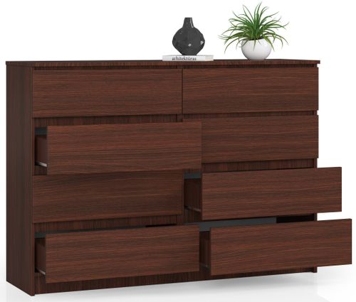 KOMODA K 140 cm 8 SZUFLAD WENGE na Arena.pl