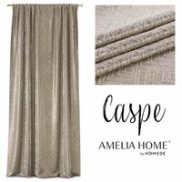 CURT/AH/BLACKOUT/CASPE/PLEAT/CREAM+GOLD/140x250