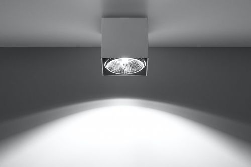 Spot LAMPA sufitowa SL.0698 metalowa OPRAWA kwadratowy downlight natynkowy biały na Arena.pl