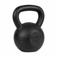 Kettlebell żeliwny 26kg kettle hantel obciążenie odważnik do ćwiczeń Rebel