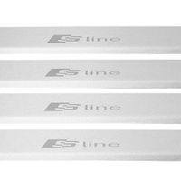 Listwa progowa AUDI Q7 4M SLINE Stal nierdzewna 304 mat 4szt