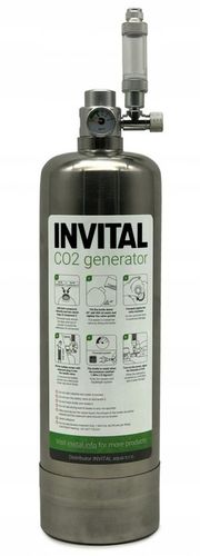 INVITAL Generator CO2 bez nocnego wył. z butlą 2l na Arena.pl