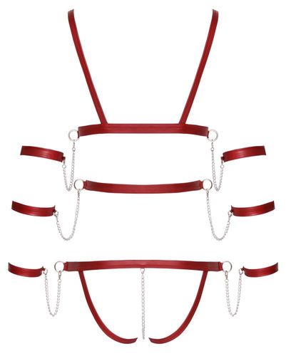 bad kitty strap body red xl na Arena.pl