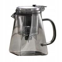 Żaroodporny SZKLANY DZBANEK DO HERBATY kawy ziół Z DOZOWNIKIEM ZAPARZACZEM