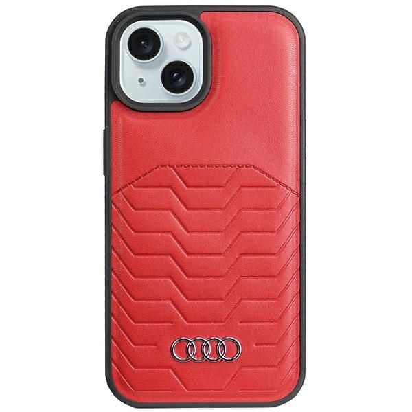 Etui Audi do iPhone 15 Plus, iPhone 14 Plus, Czerwony, MagSafe zdjęcie 1
