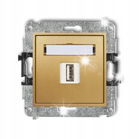 ŁADOWARKA USB 5V 2A KARLIK MINI ZŁOTY