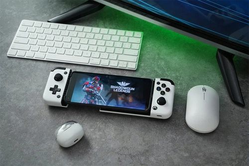 Kontroler mobilny GameSir X2 Pro Biały, wejście USB-C z uchwytem na telefon na Arena.pl